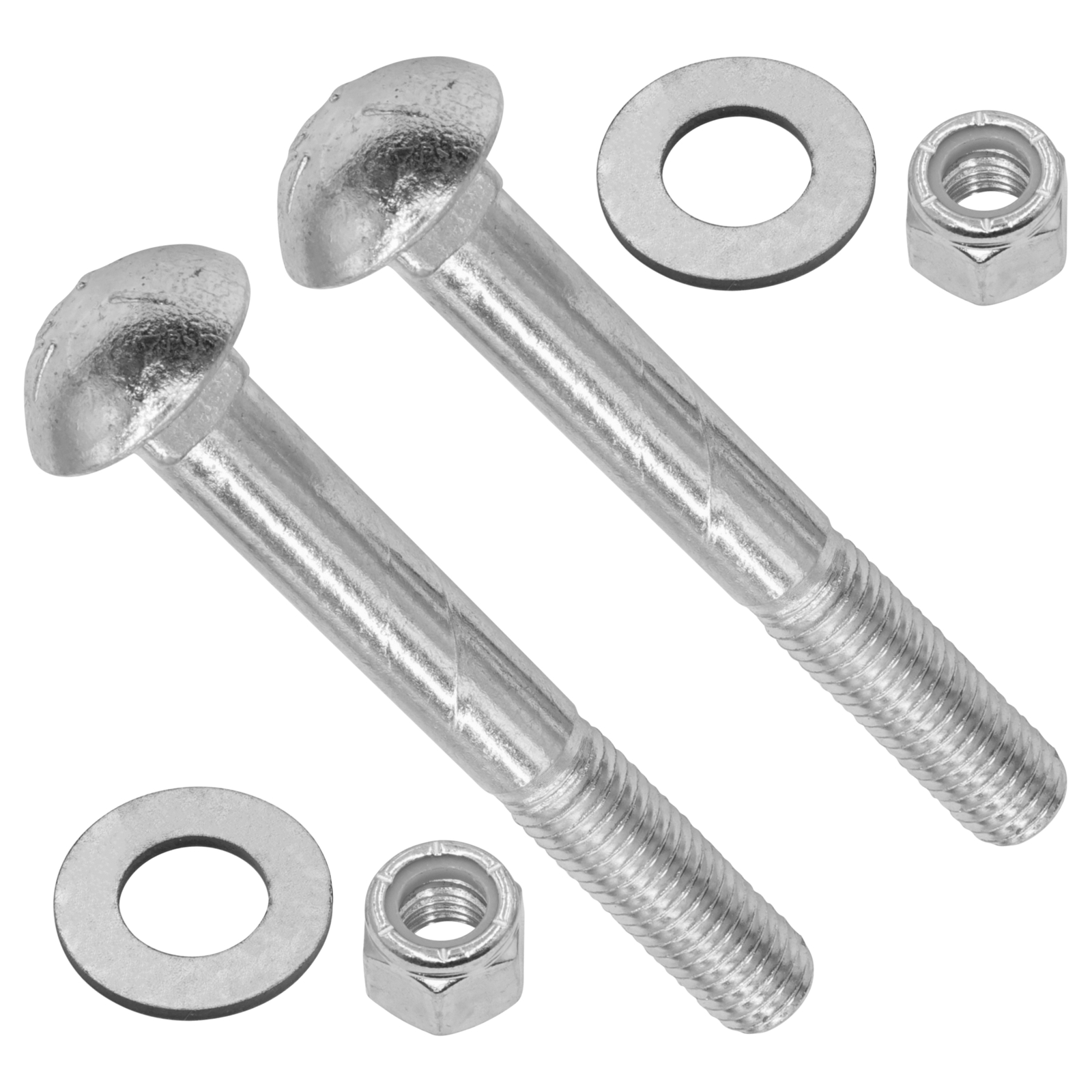 B-278 67240 210-175 Deck Wheel Roller Carriage Bolt Nyloc Nut for Dixie Chopper