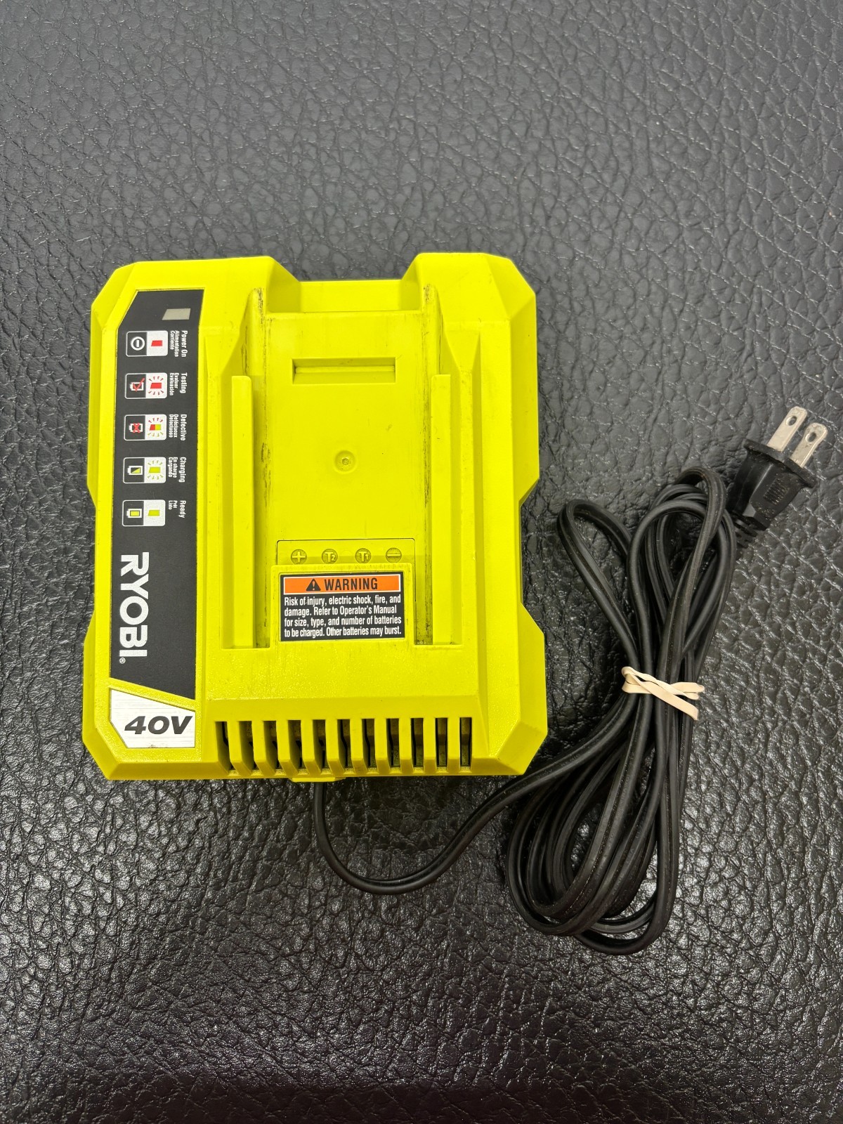 OP401 Charger for Ryobi 40V Lithium battery J81J – Tested/Working!