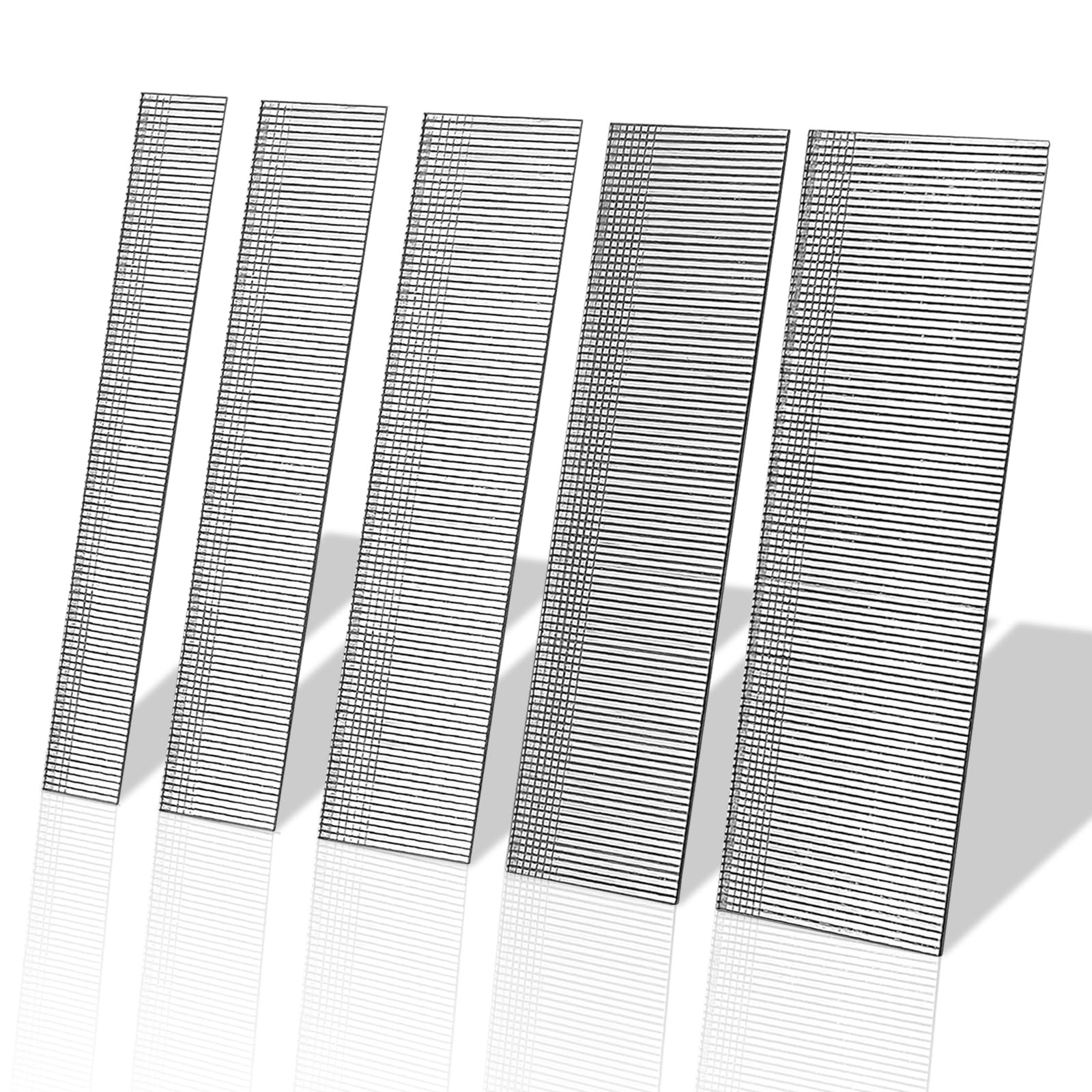 18 Gauge Brad Nails, 1500PCS Galvanized Nail Gun Nails for Pneumatic, Electric