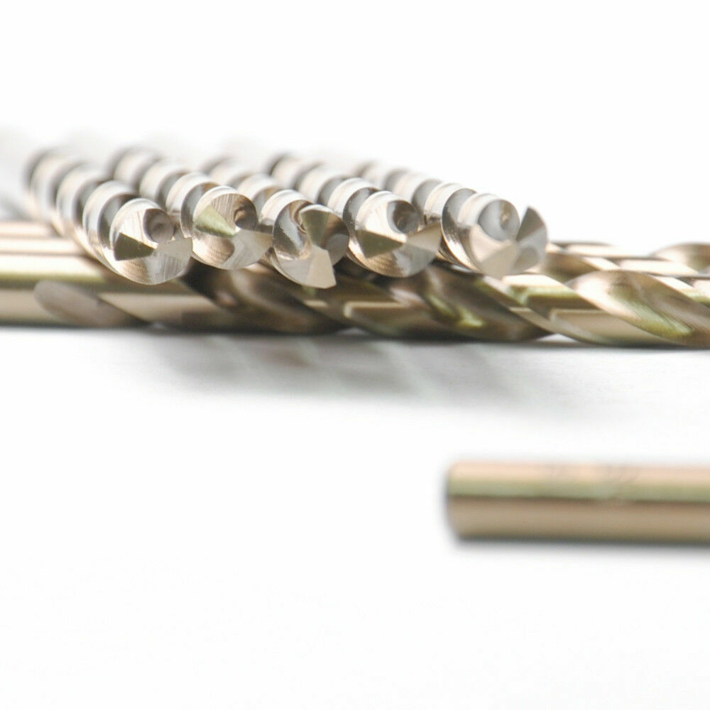Drillforce 1/16″-1/2″ Cobalt Drill Bit Set HSS M35 Jobber Length Metal Drill Bit