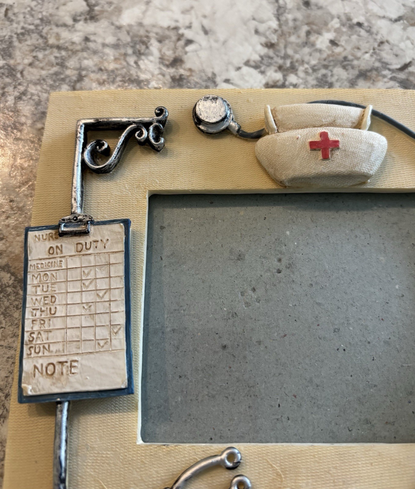 Vintage Nurse Photo Frame 3.5 In X 5 In Eassel Type Back In Box 2001