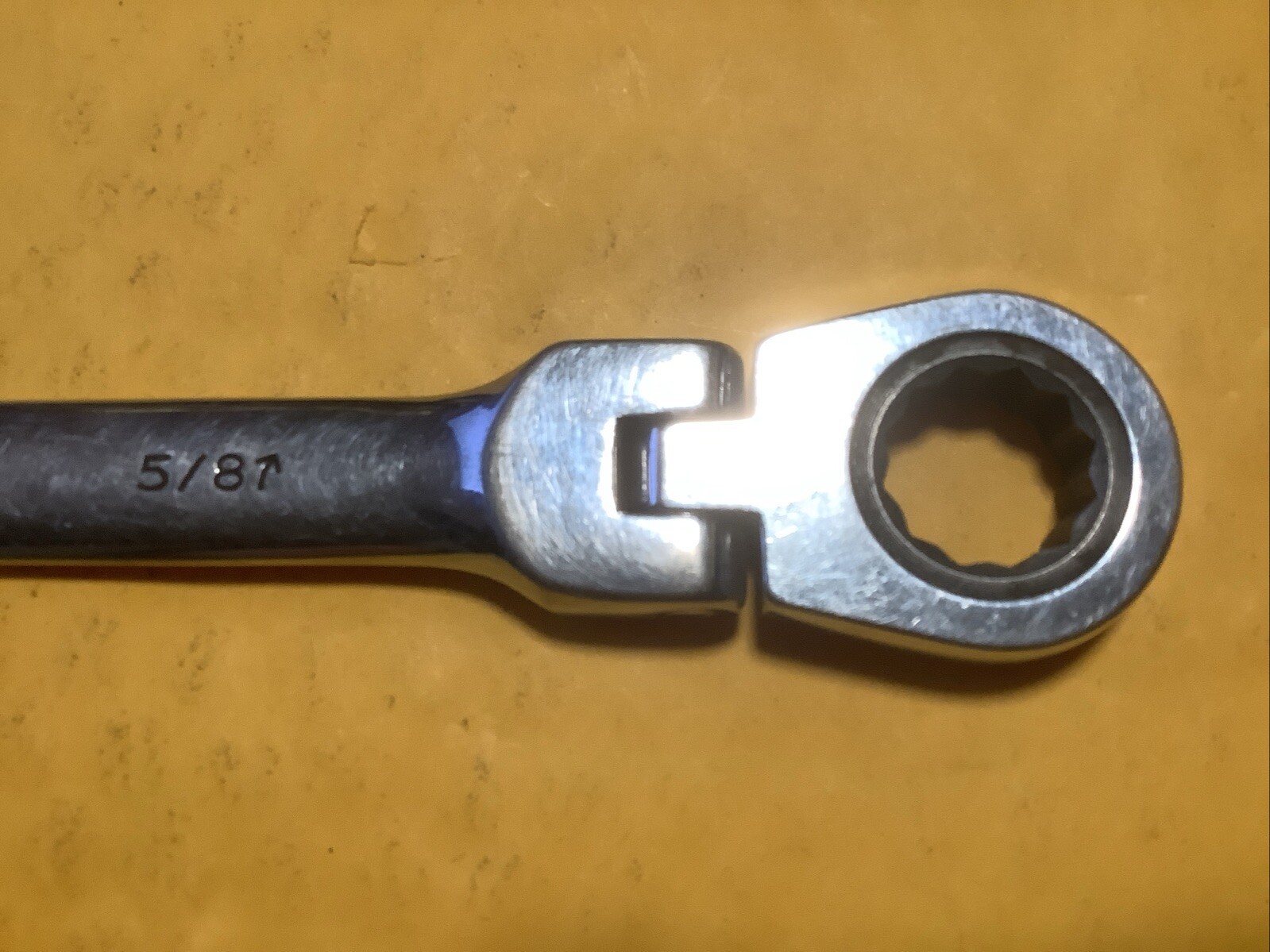 5/8″ Flex Head Ratcheting Combination Wrench – Unknown Brand?