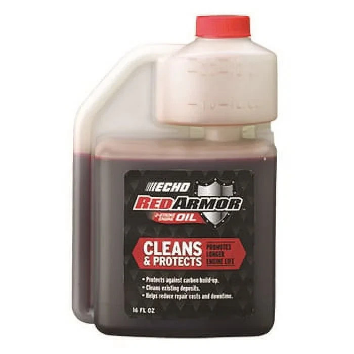 Genuine Echo 6550006 Red Armor 2-Stroke Engine Oil 16 oz 50:1 Mix – 2 PACK