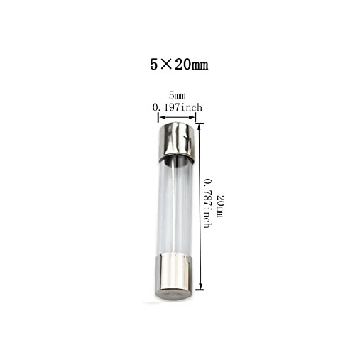 Quick Fast-Blow Glass Tube Fuse 5 x 20 mm Assorted Kit 0.5Amp 1Amp 5x20mm glass