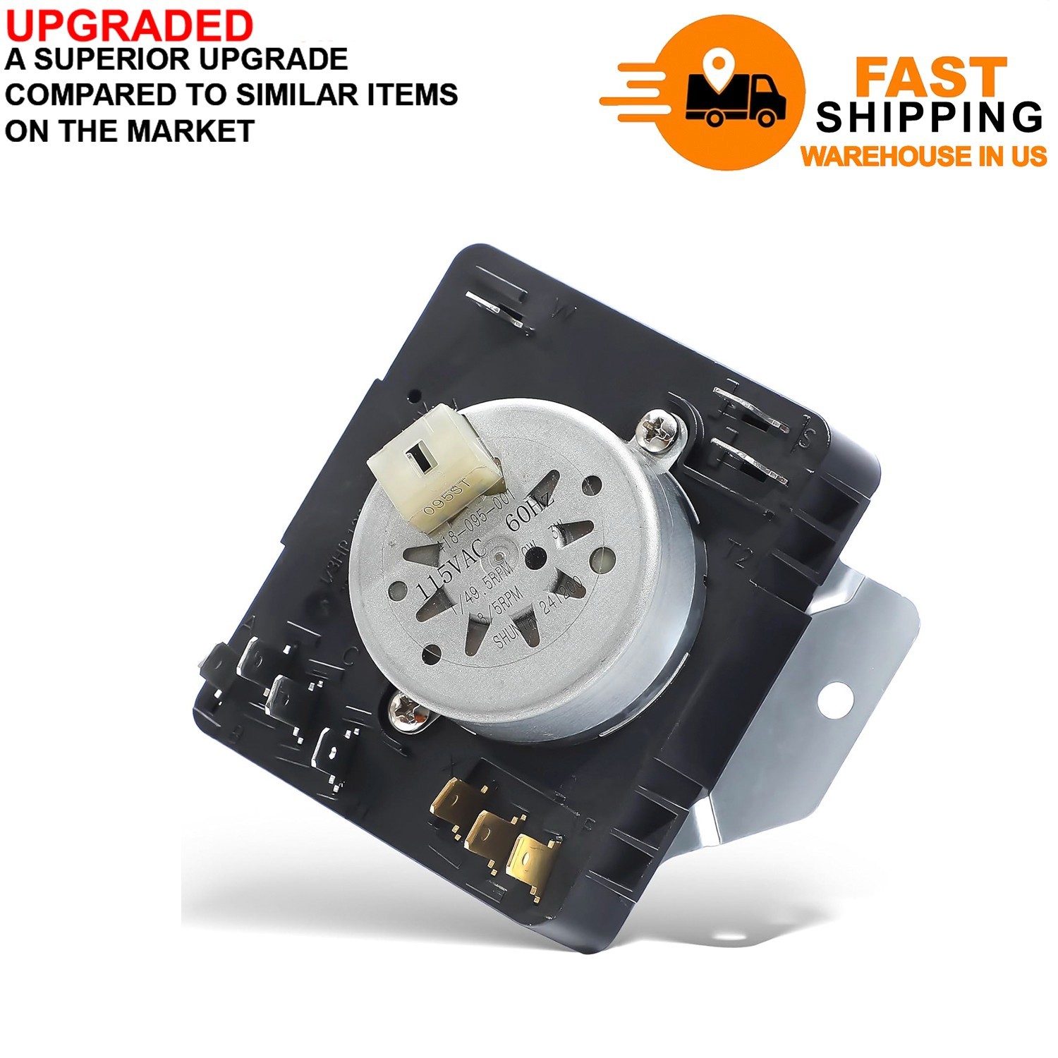 Dryer Timer Handle for Whirlpool 7MWGD1930DM2 7MWGD2040JM0 YWED4850BW1