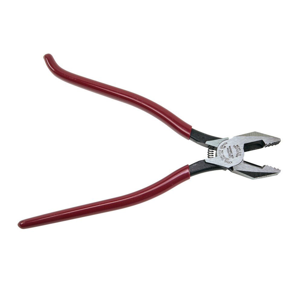 Klein Tools D201-7CSTA 9 in. Aggressive Knurl Ironworker’s Pliers