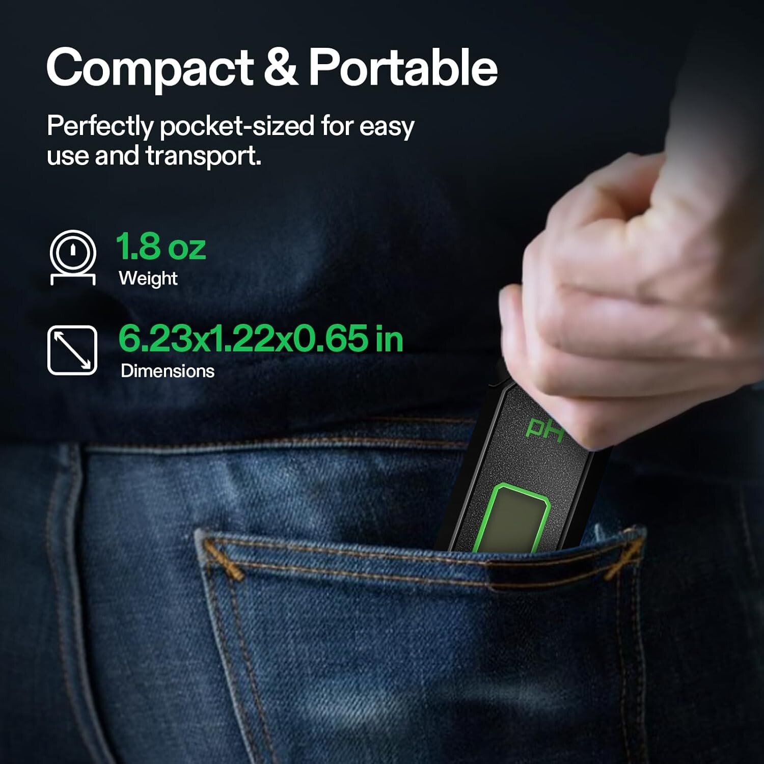 VIVOSUN Digital pH Meter, 0.01pH High Accuracy Pen Type pH Tester for Hydroponic