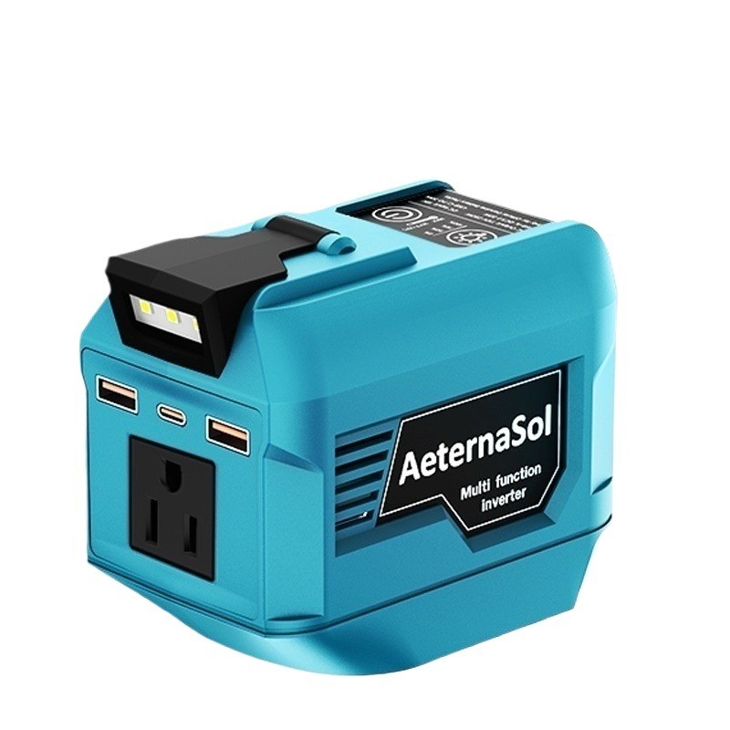 220W Power Inverter Peak 500W Portable Power Supply for Makita 18V Battery