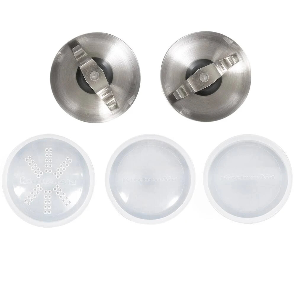New KitchenAid BCGSGA Spice Grinder Accessory Kit, Stainless Steel 2 oz, Silver