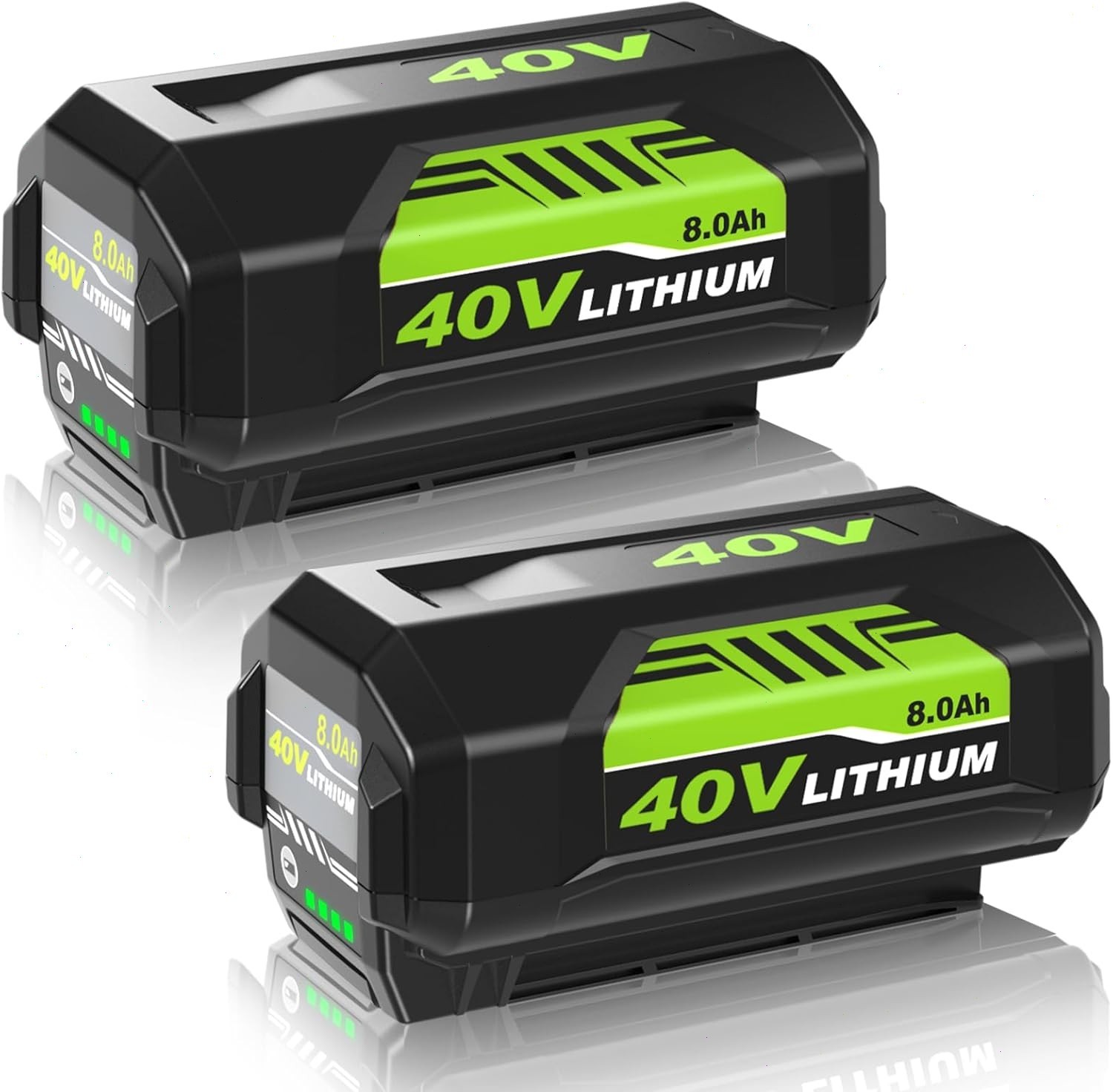 8.0Ah Battery 40 Volt for Ryobi 40V Lithium OP40602 Battery with LED / Charger
