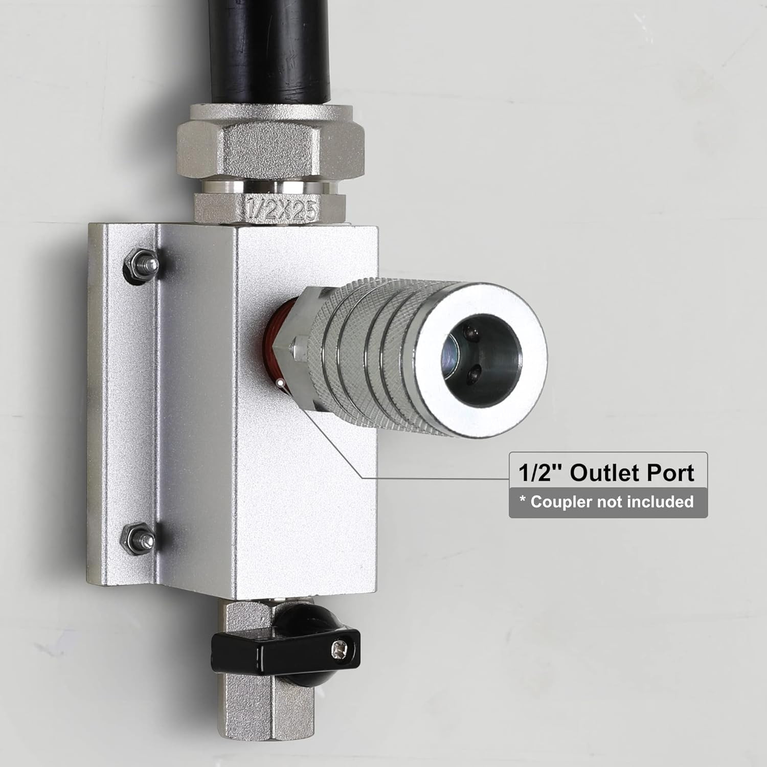 Compressed Air Piping System with 3/4 Inch X 100 Feet HDPE Tubing and Aluminum O