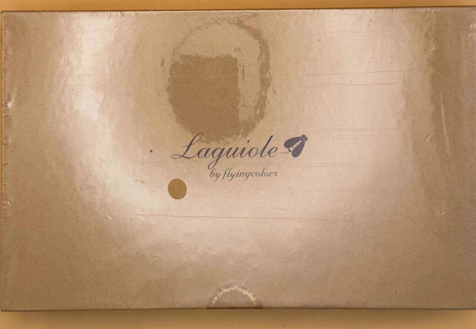 Laguiole by FlyingColors 6 Dinner Forks Set Stainless Steel Wood Handle Gift Box