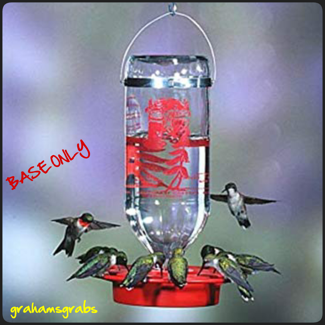 BEST-1 HUMMINGBIRD FEEDER REPLACEMENT BOTTOM BASE FITS 8, 32 & 72 oz MADE IN USA