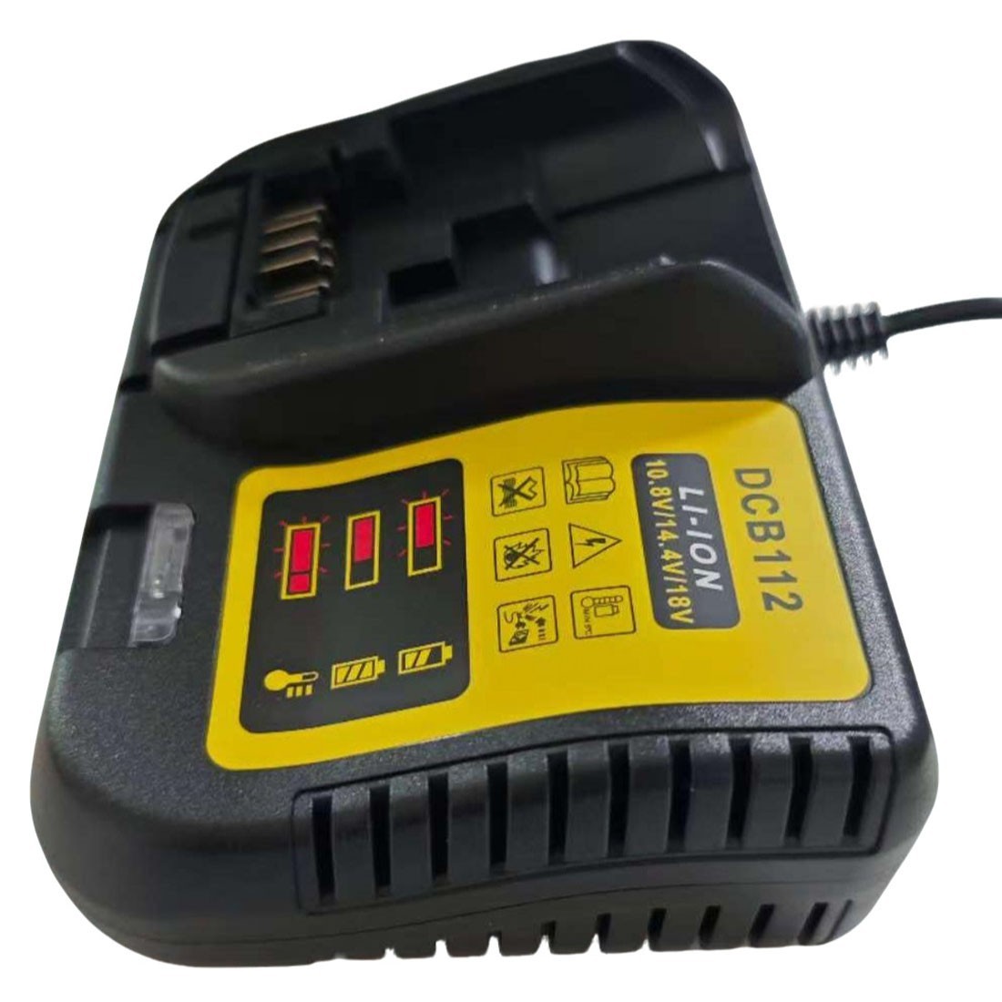 DCB112 Battery Charger For Dewalt 12V 20V Li-ion Battery DCB204 DCB200 DCB205