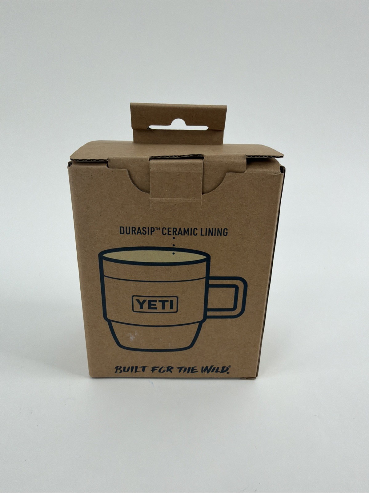 YETI Rambler 6 oz. Stackable Mug With Durasip Ceramic Lining White 2-Pack -NEW