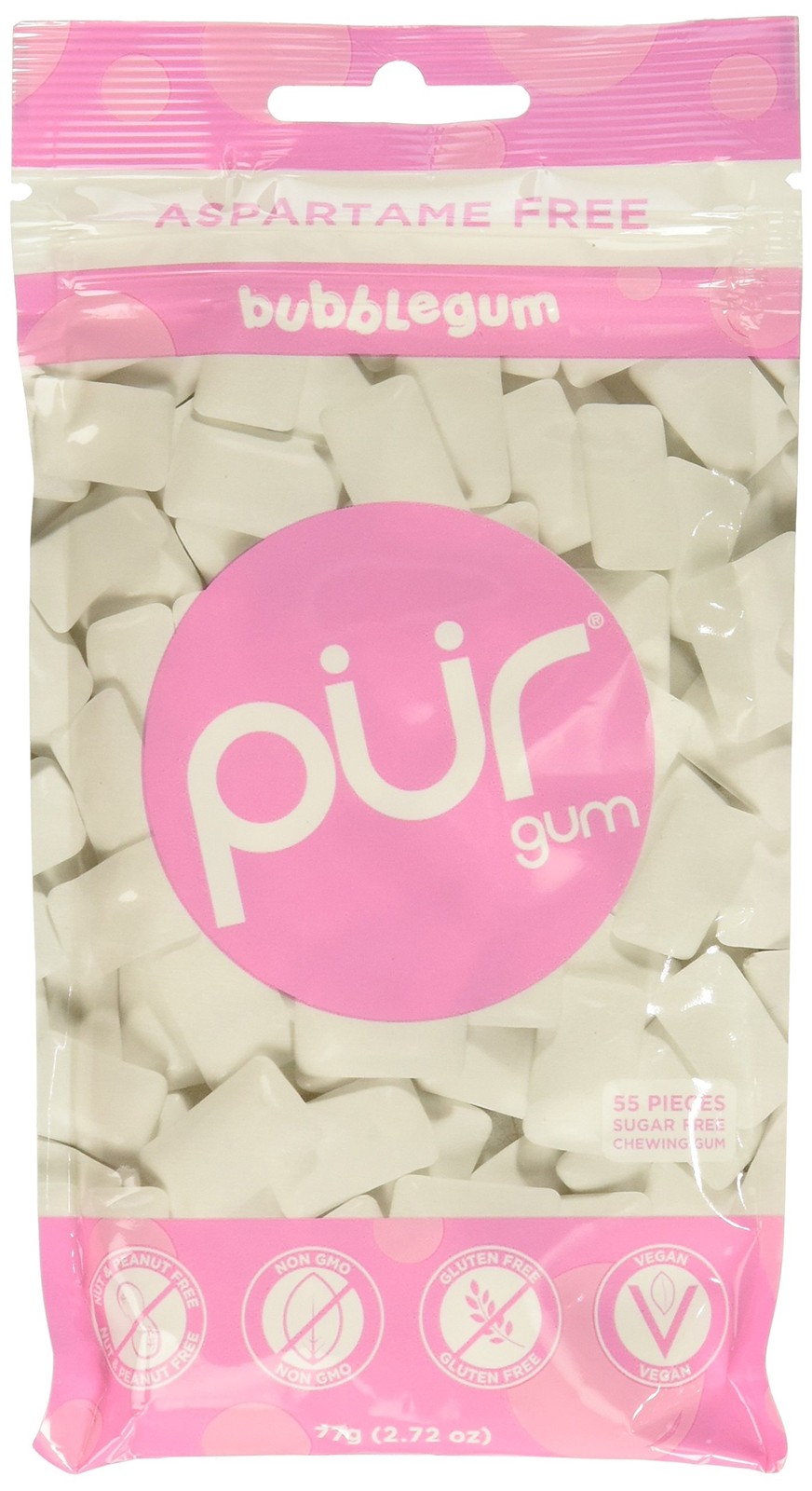 Gum Bubblegum Bag 55 Count (Pack of 3)