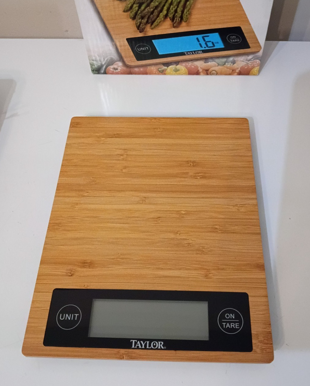 Taylor Bamboo Food Scale, 11 Pound Capacity, 3828-21