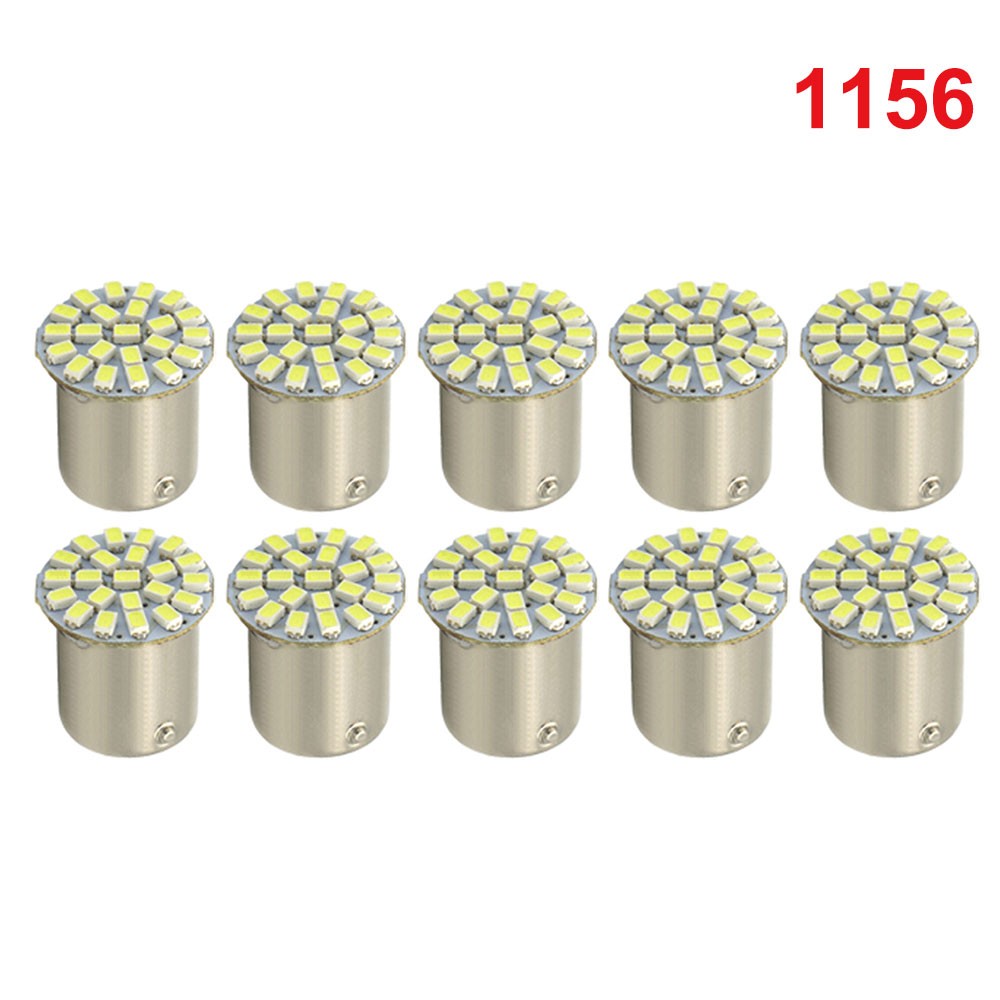 10x 24V 1156 LED BA15S / 1157 BAY15D 1206 22SMD LED Turn Signal Reverse Lights