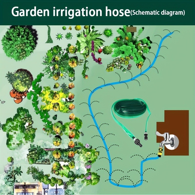Retractable Lightweight Easy-Clean Reusable Porous Retractable Garden Water Hose