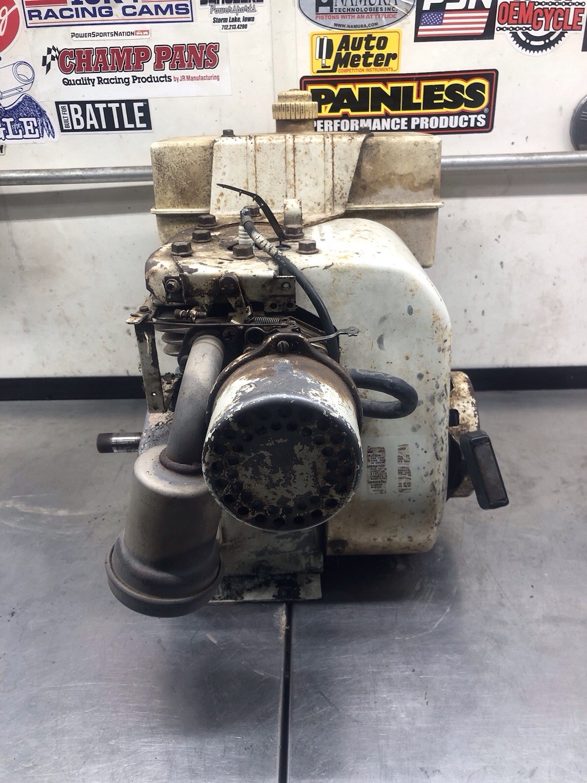 Vintage 5hp Tecumseh H50 Horizontal Shaft Engine, Runs Mini bike,Rupp,Bonanza