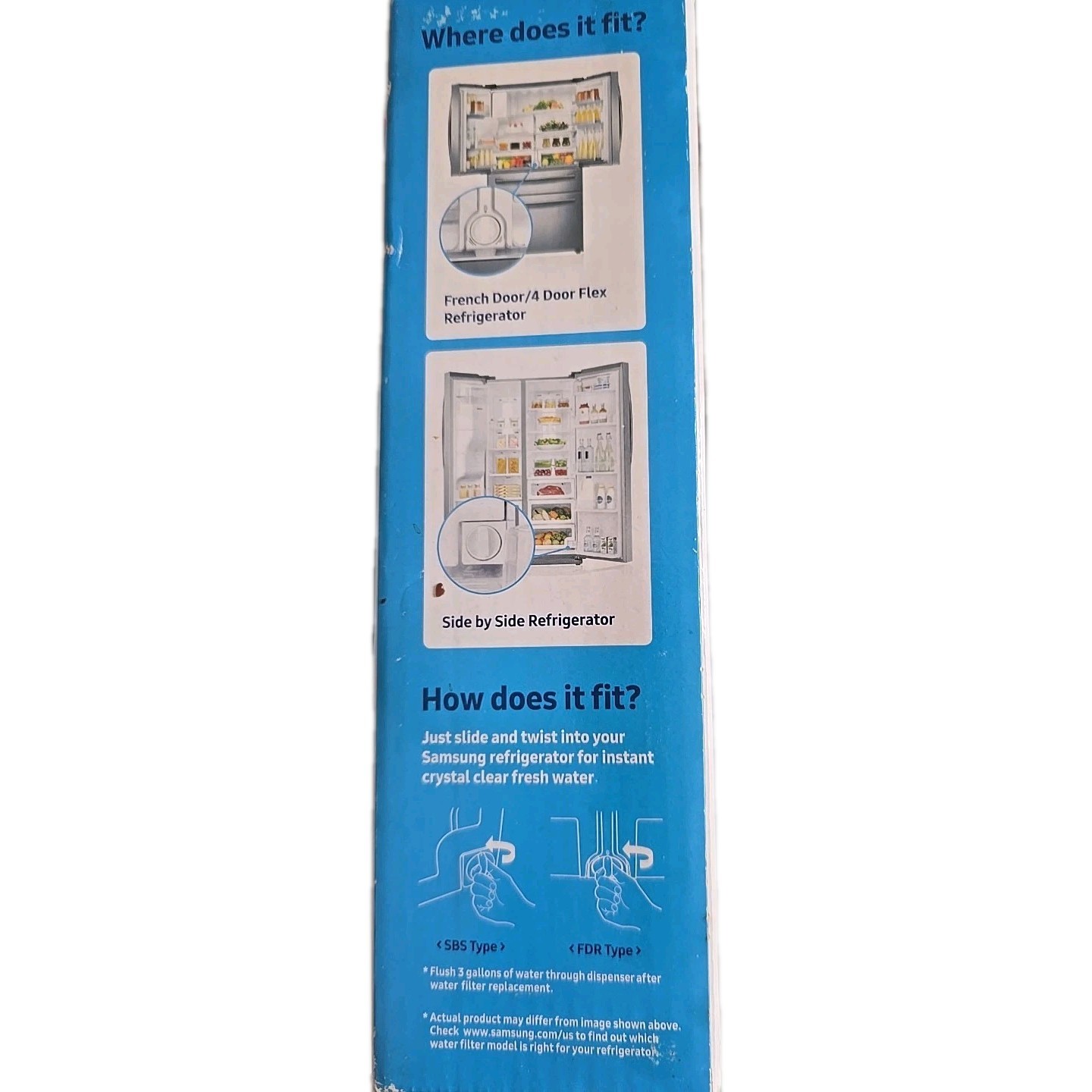 SAMSUNG Genuine Filter for Refrigerator Water and Ice, HAF-CIN/EXP, 1 Pack