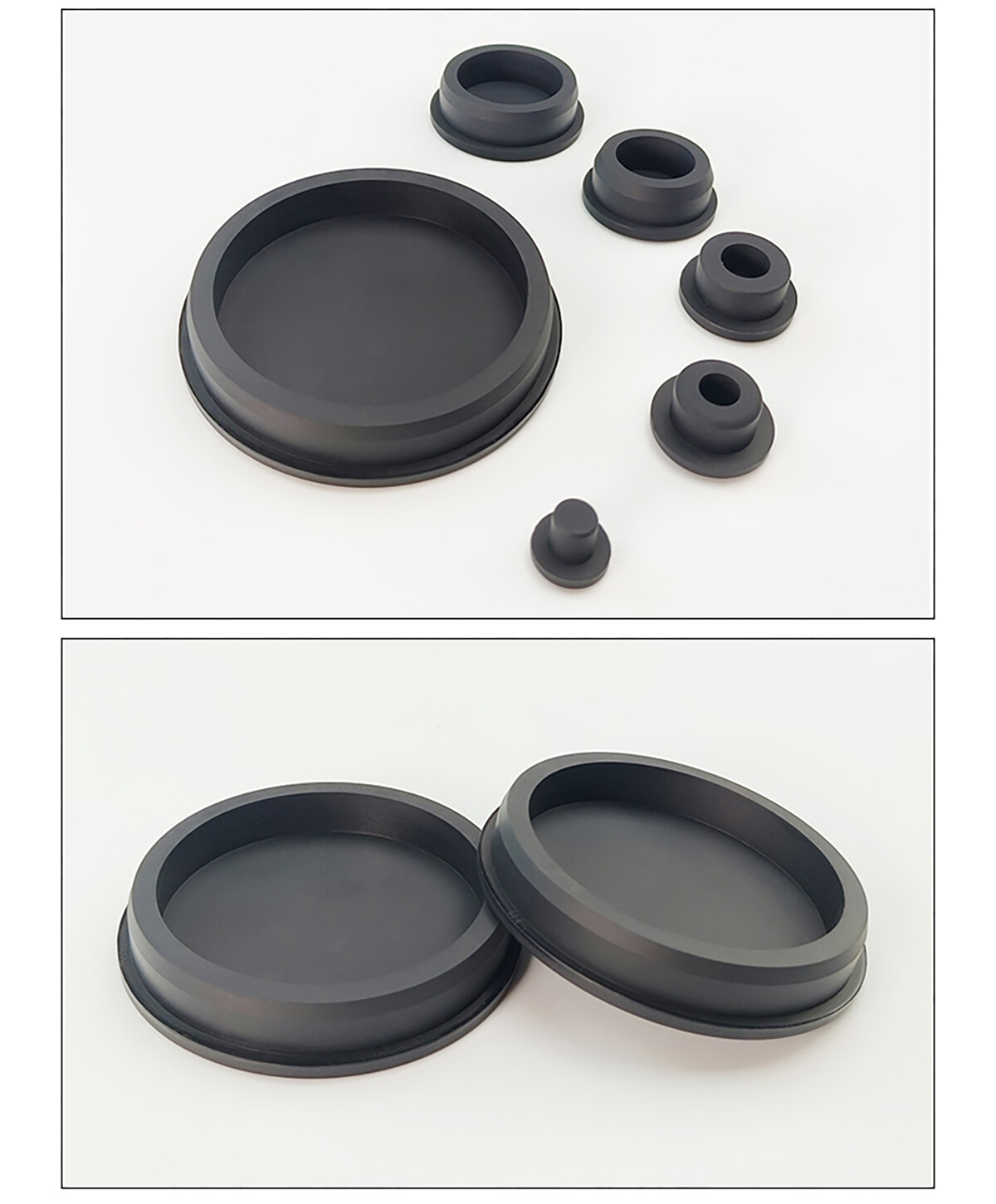Black Rubber Hole Plug (9mm-101.5mm) – Durable Plug and Cap Ends for Holes