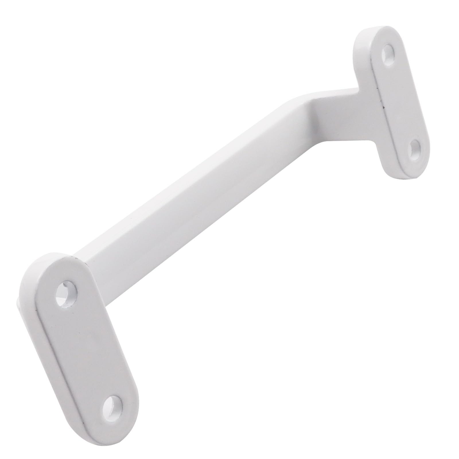 2 PCS Metal Gate Pulls Shed Door Handle Cabinet Drawer White 4.17 Inch