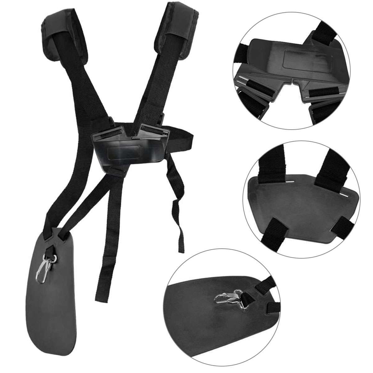 Trimmer Double Shoulder Strap Harness Weed Eater Wacker Grass Edger Universal