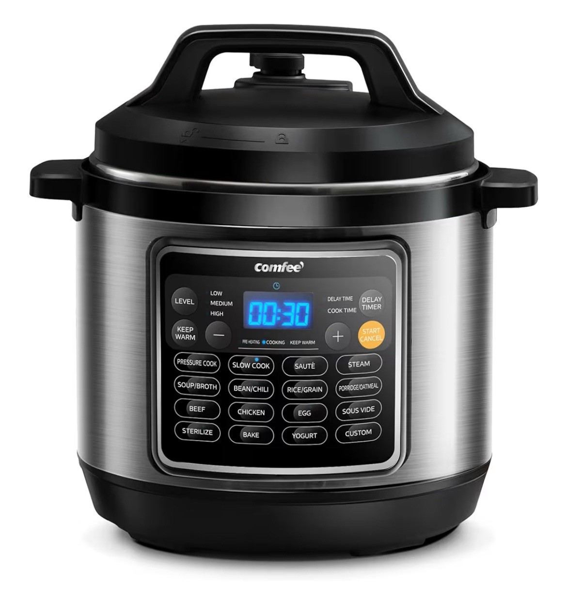 COMFEE’ 16 in 1 Electric Pressure Cooker Instant Multi Cooker – D