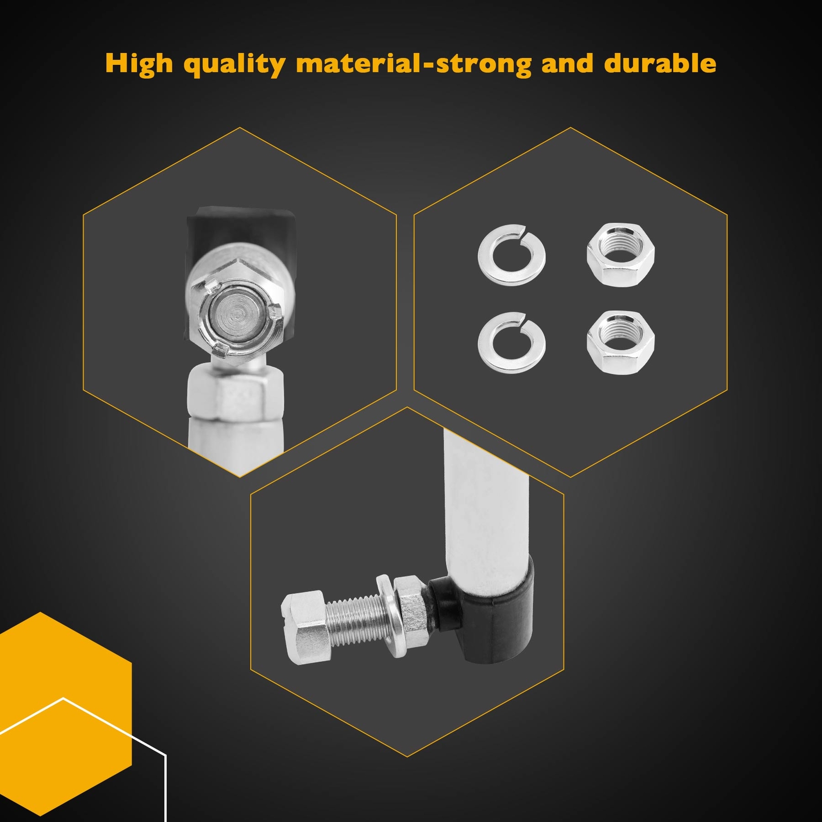 Adjustable LH/RH Steering Drag Link Set For Craftsman Husqvarna 436885 436884