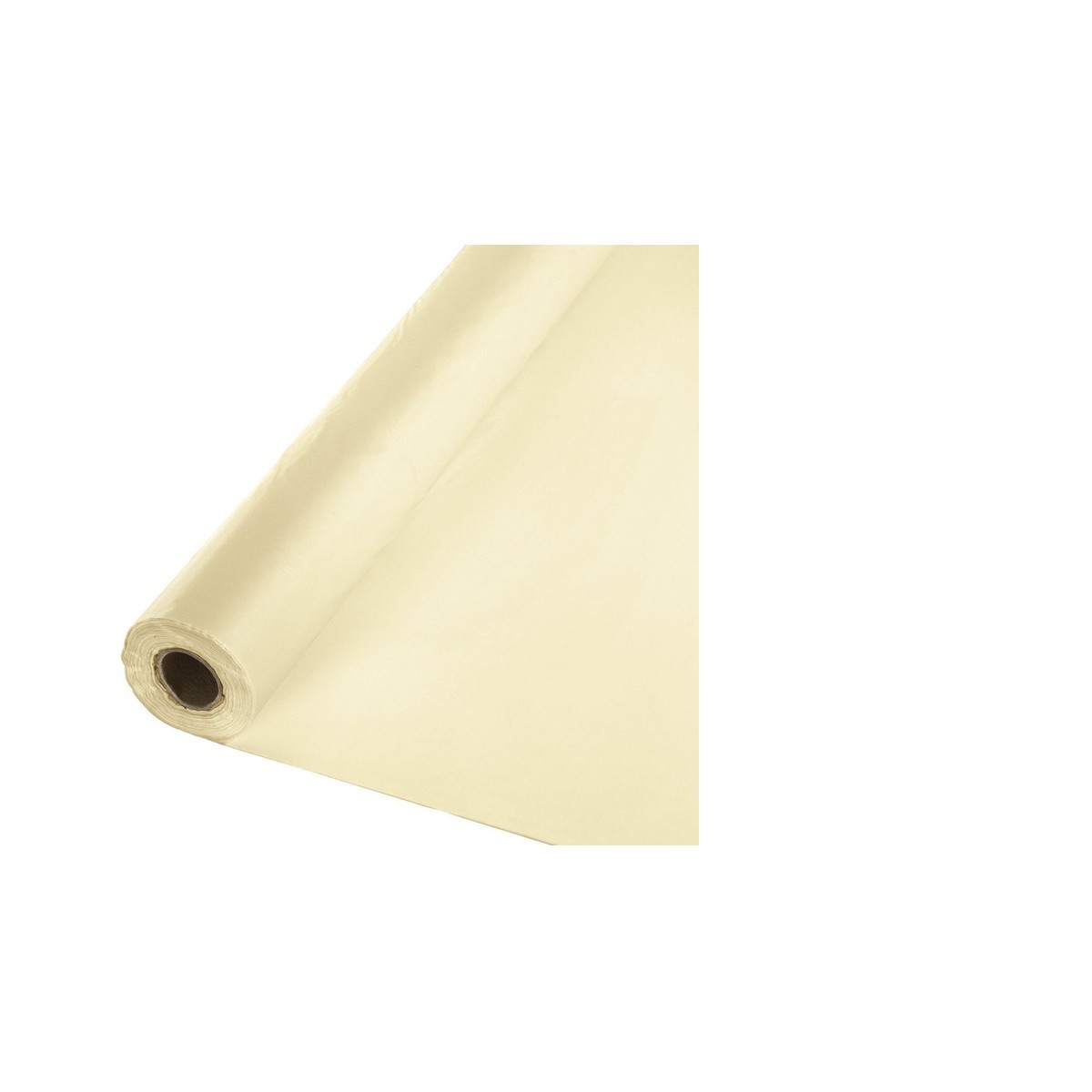Creative Converting Ivory Tablecover Roll Plastic Table Cover-40 X 100 1 Pc One