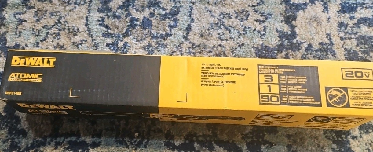 Brand New DCF514EB DEWALT Extended Reach Ratchet (Tool Only) New Sealed