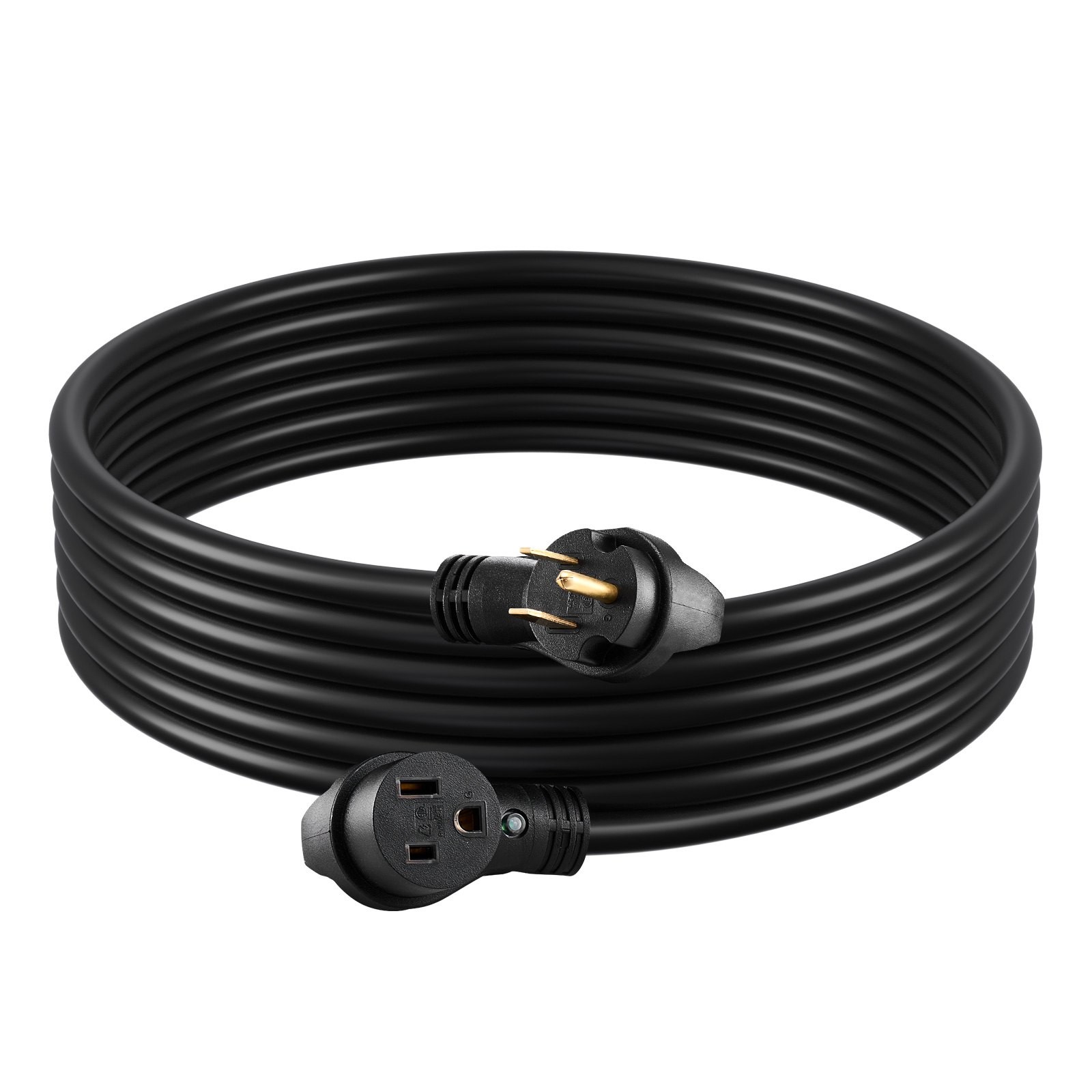 New/30-Amp Generator Extension Cord, 25 Foot, 250 Volts 7500 Watts Heavy Duty Po