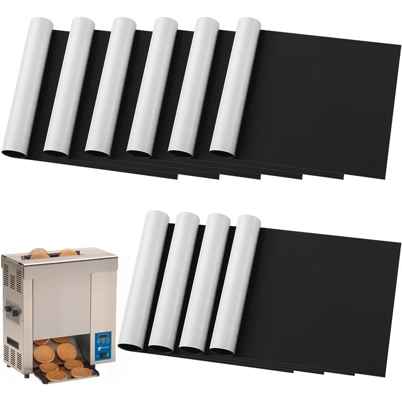 PTFE Non Stick Toaster Release Sheets Bulk Pack 10 pcs Easy Clean Reusable New