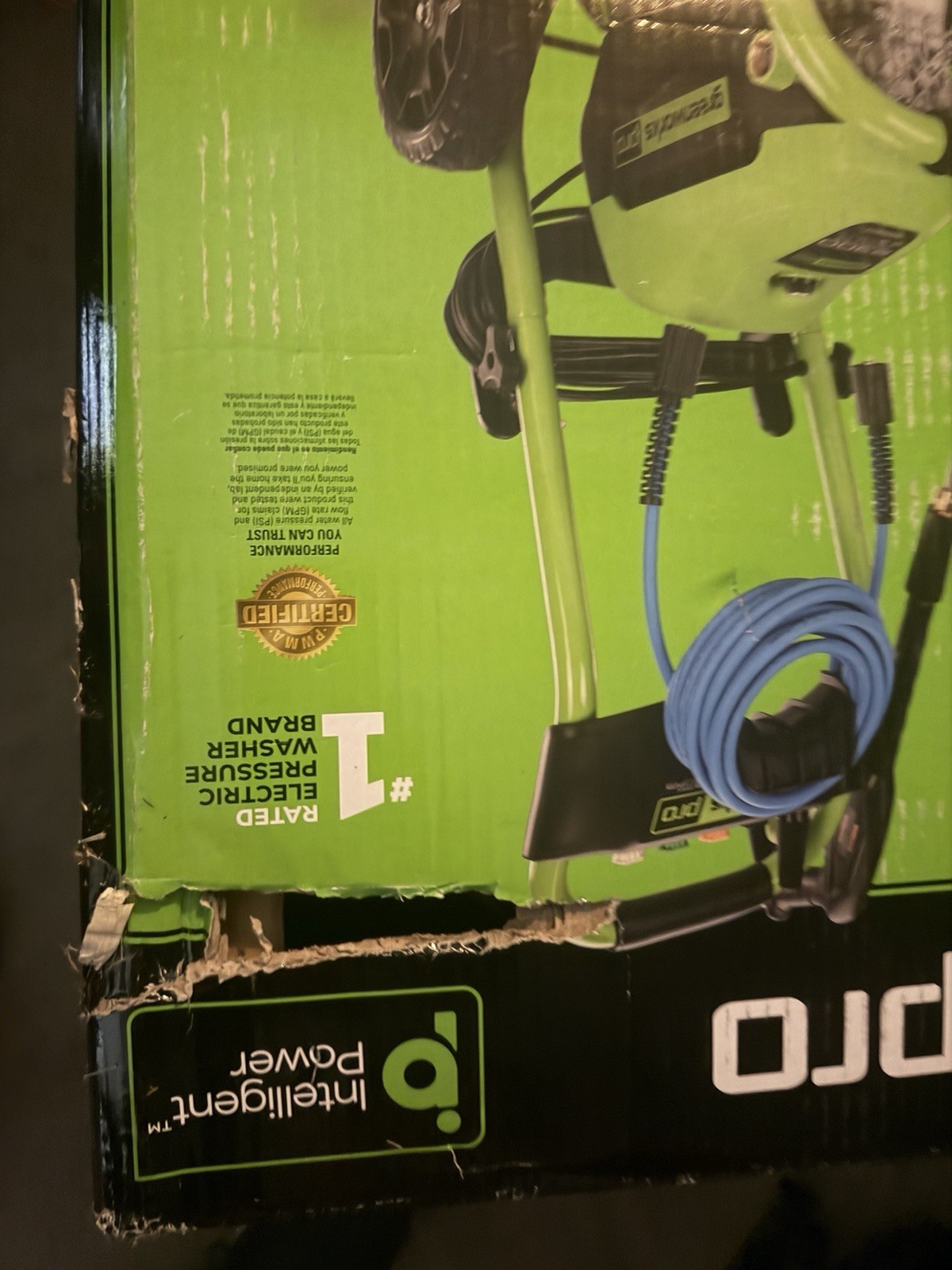 GREENWORKS PRO SERIES 2300-PSI 2.3-GPM Cold Water Electric Pressure washer