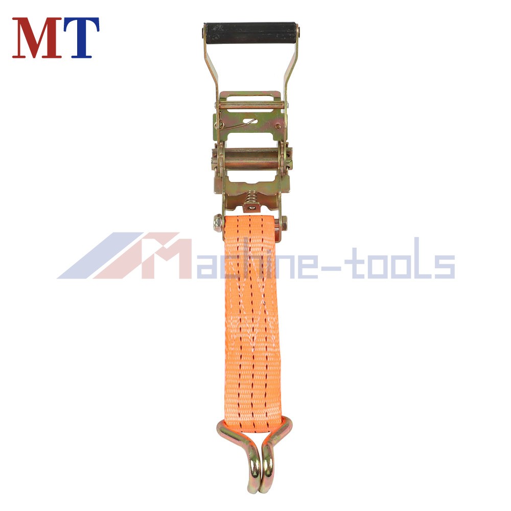 10 Pack 1.5 In x 15 Ft Ratchet Straps With J Hook 4000-lbs Heavy Duty Tie Downs