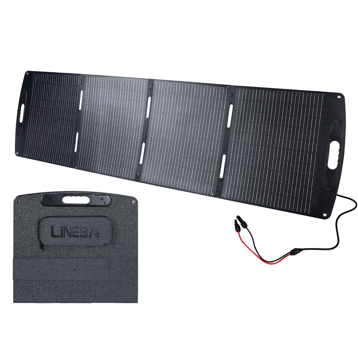 200W Solar Panel Blanket Portable Solar Suitcase Foldable for Power Station RV