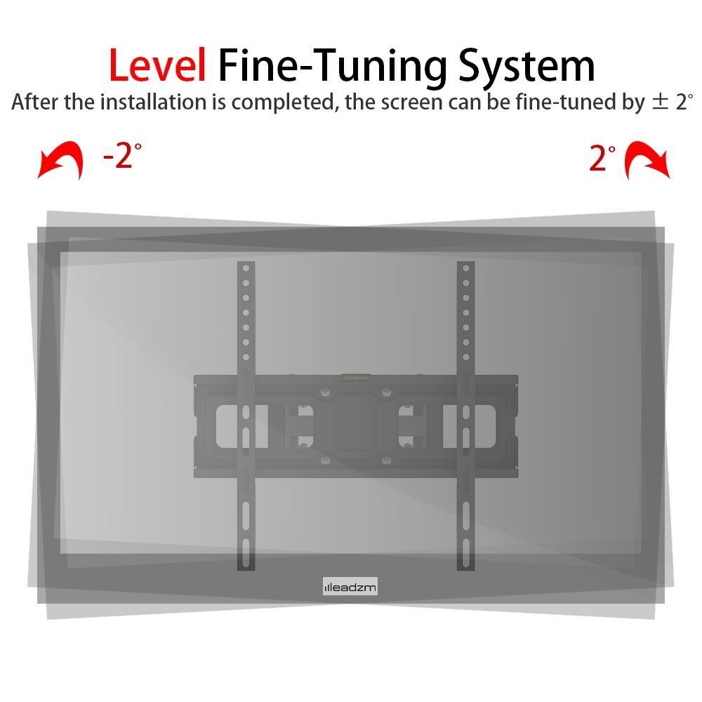 New TV Wall Mount Bracket Swivel Tilt 26 32 36 37 42 46 47 50 52 55 Inch LED LCD