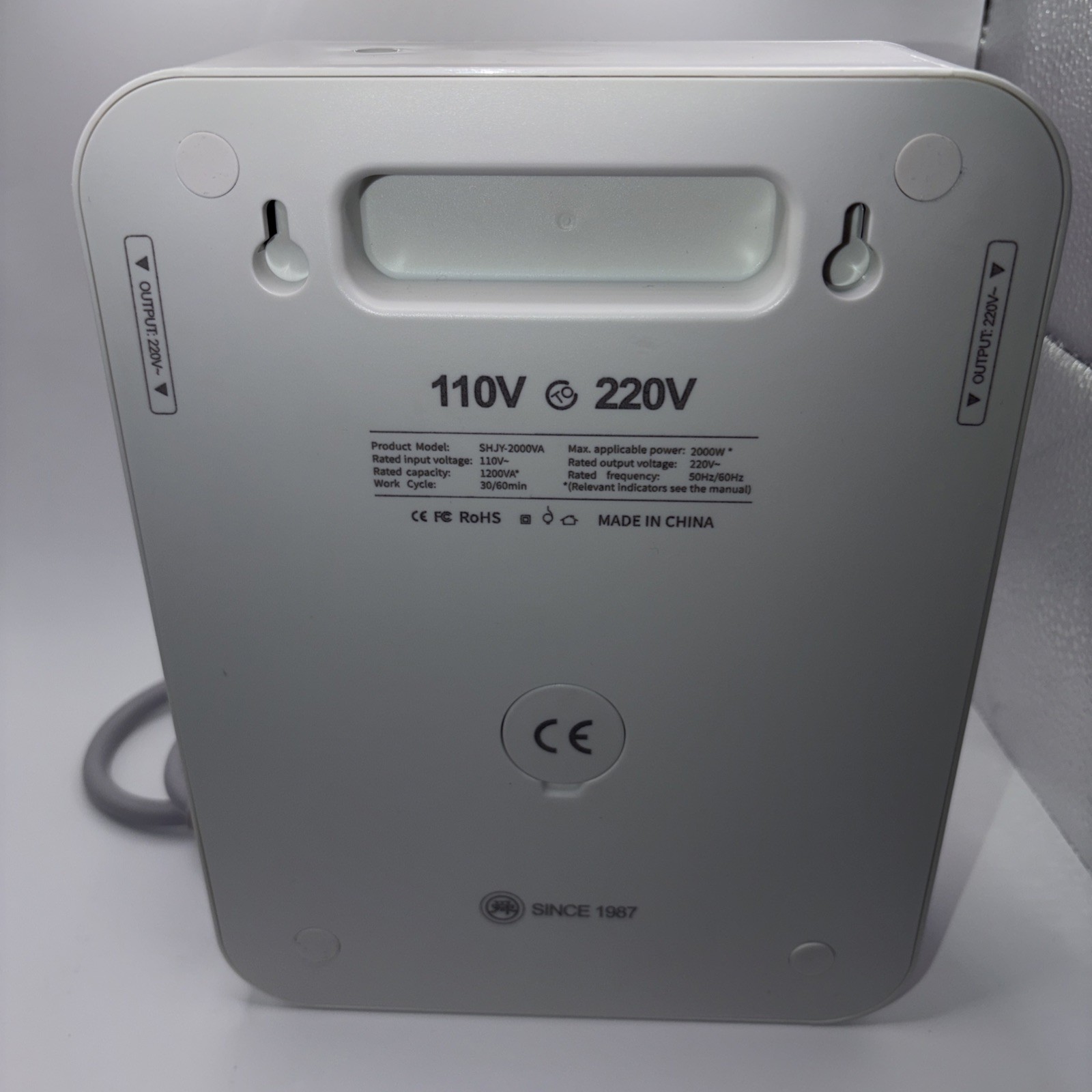 2000W Watt Step Up Voltage Converter Transformer Heavy Duty 110V To 220V EU UK