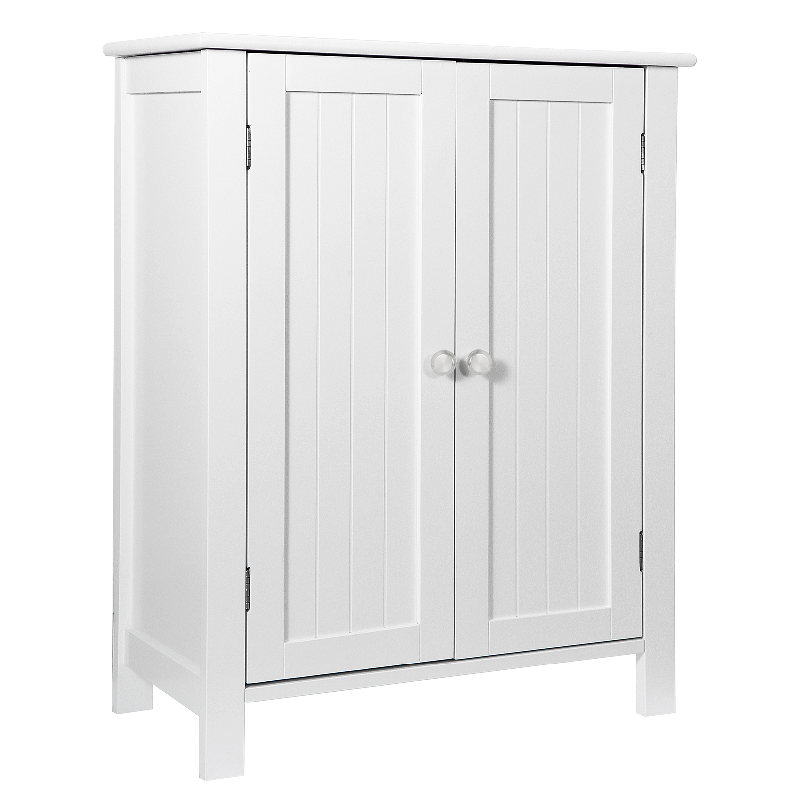 Bathroom Floor Storage Cabinet with 2 Adjustable Shelf Free Standing Kitchen