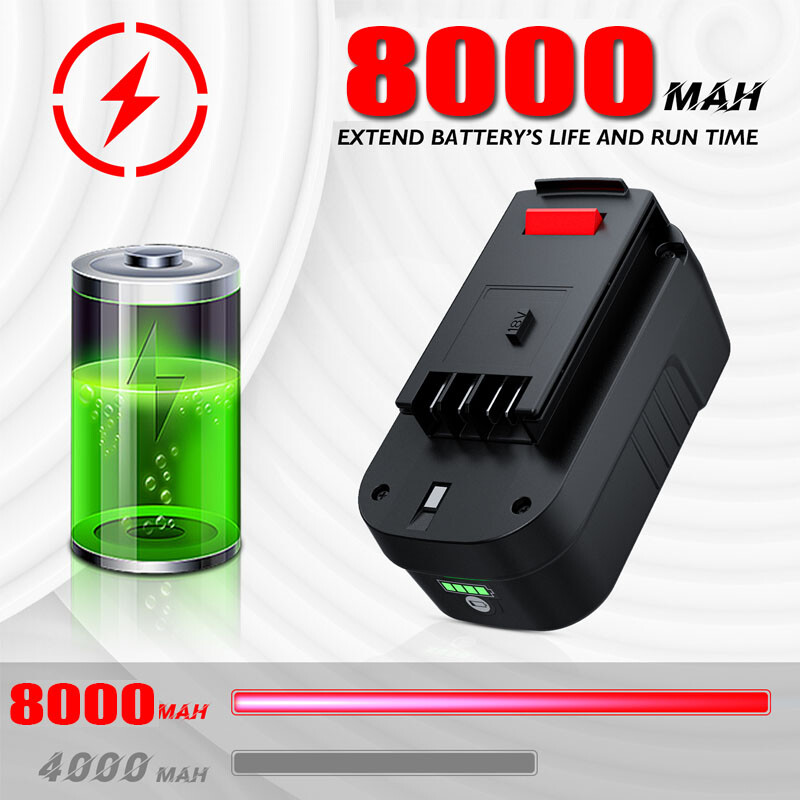 1~6Pack 18V for Black and Decker HPB18 18 Volt 8.0Ah Battery HPB18-OPE 244760-00