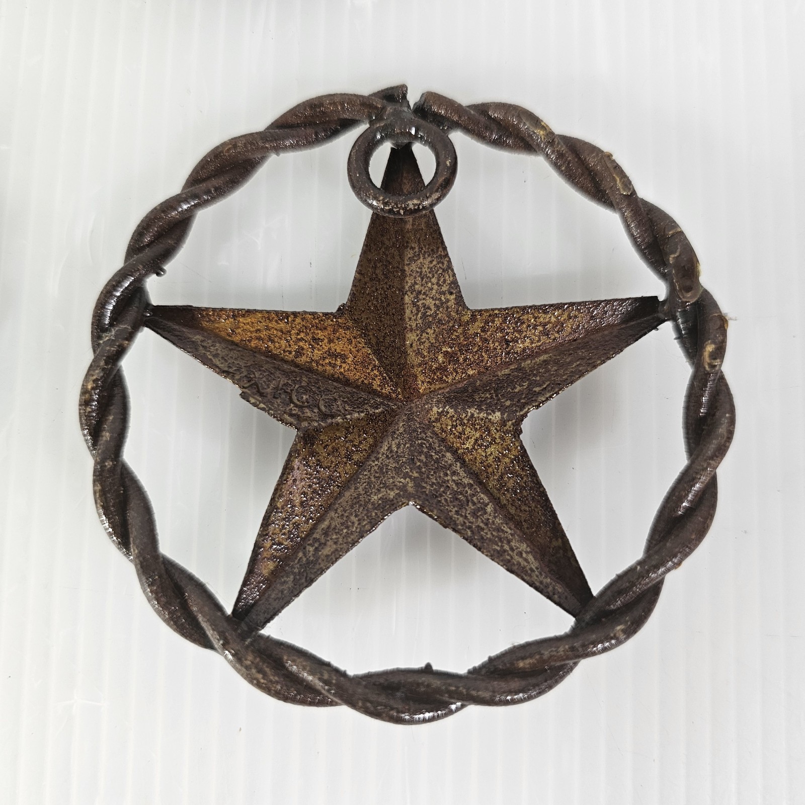8 Cast Iron TX Texas Star Rope Western Rustic Decor DIY Crafts