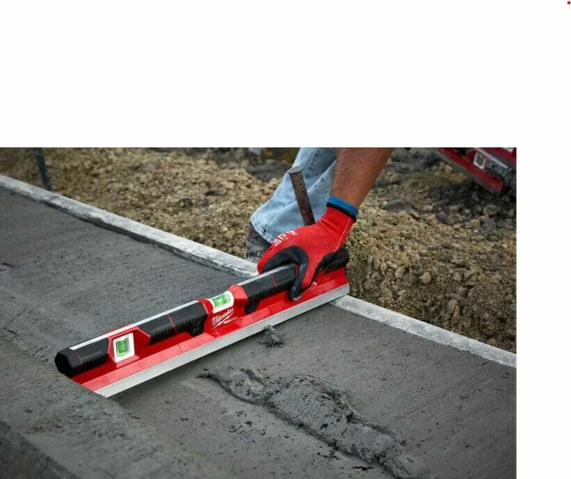 Milwaukee 72″ Aluminum Redstick Concrete Screed Level Non Magnetic 6FT MLCON72