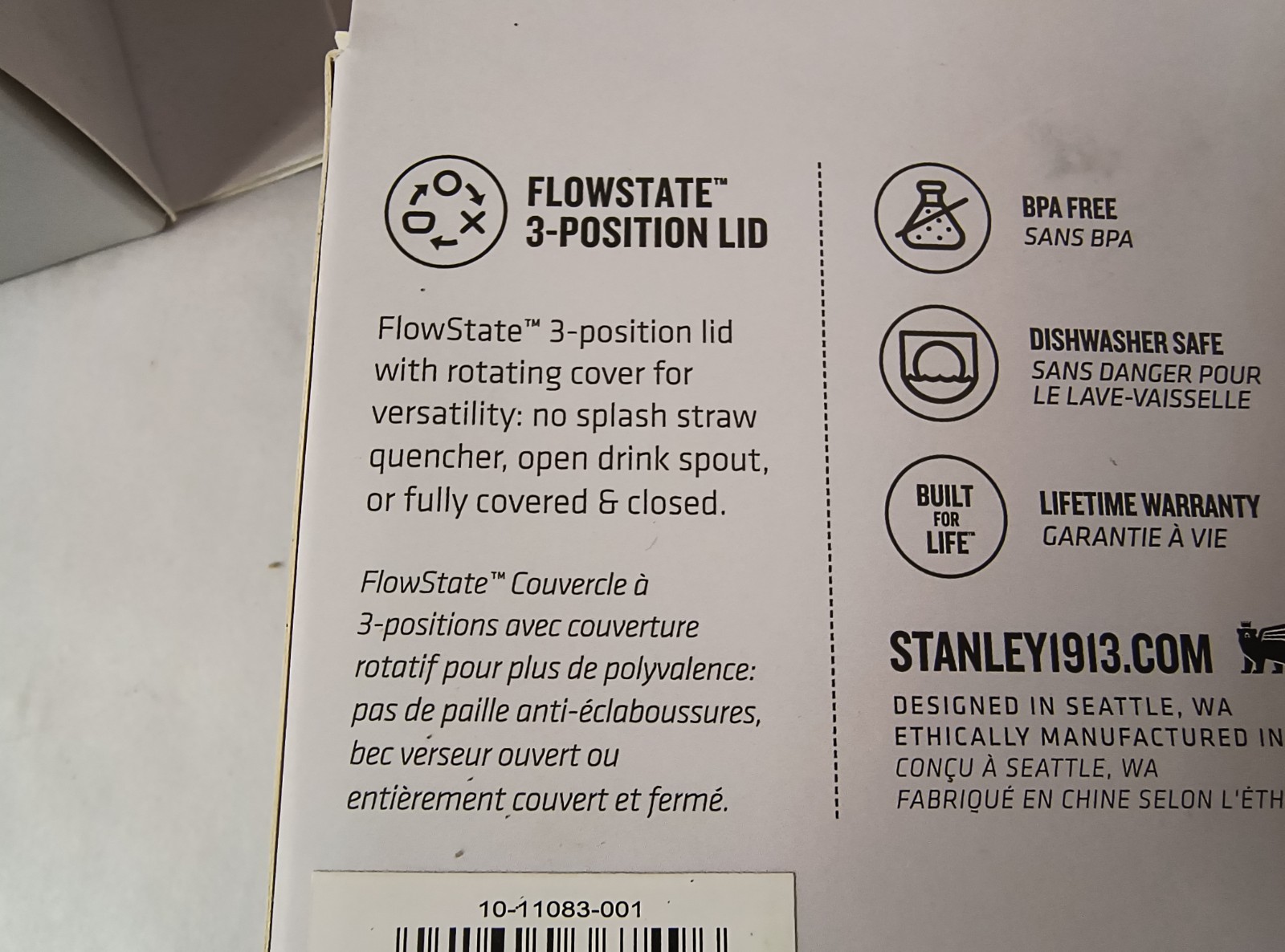 NEW Stanley The Flowstate Quencher H2.0 Tumbler Lid *LOT OF 6 Lids & STRAWS NIB