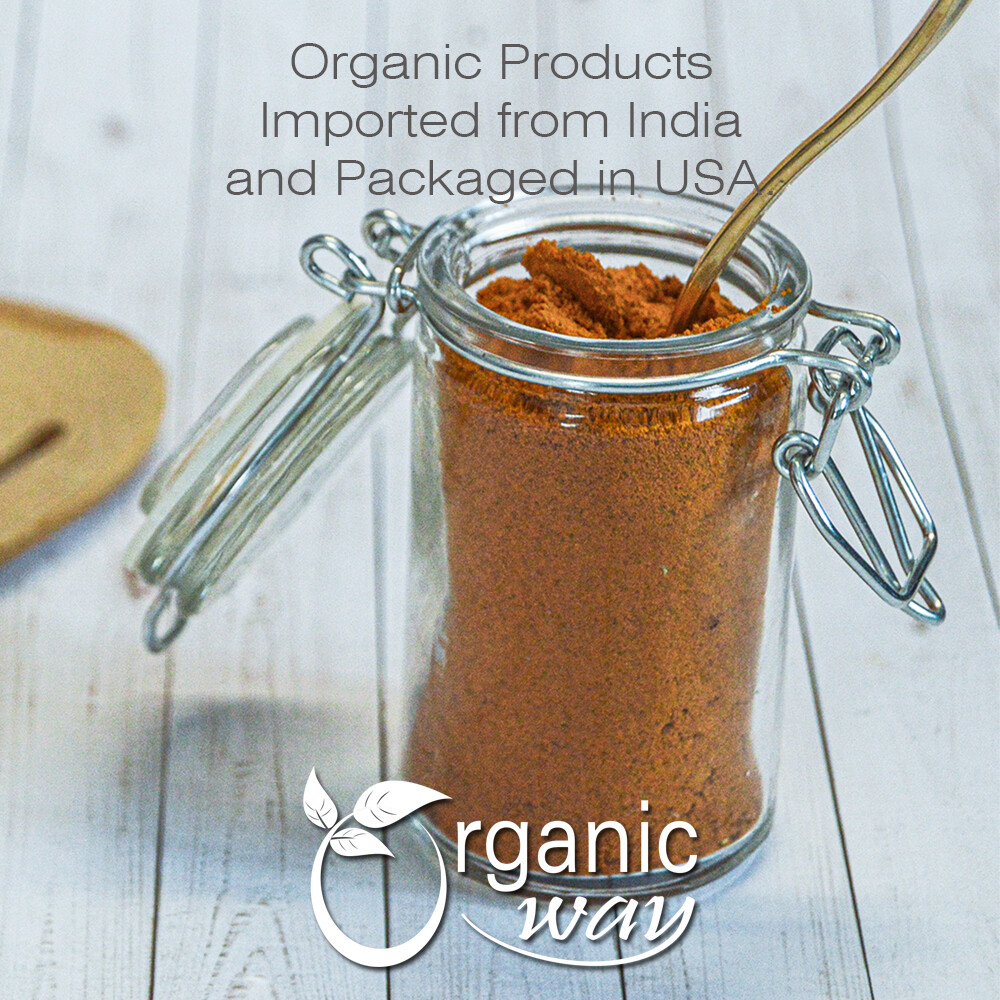 Organic Way Turmeric / Haldi Root Powder – Organic, Kosher & USDA Certified
