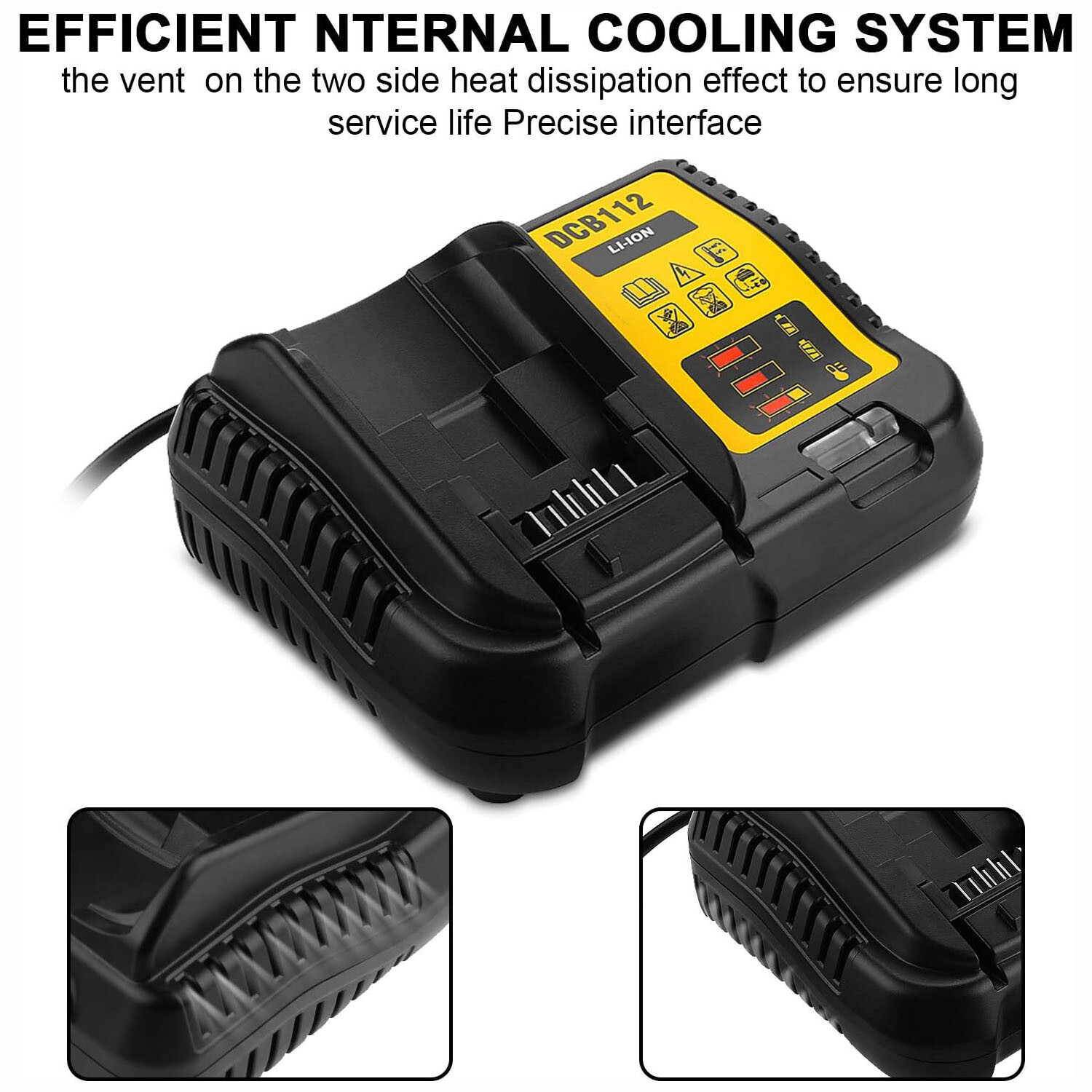 DCB112 Charger for Dewalt 12V MAX FAST Lithium Battery Charger For Drill 20 volt