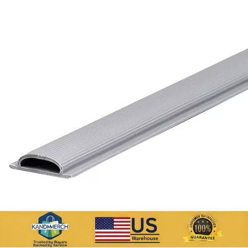 Gray Vinyl Threshold Insert 36 in Replacement for Door Threshold 1-1/4 in x 3/8