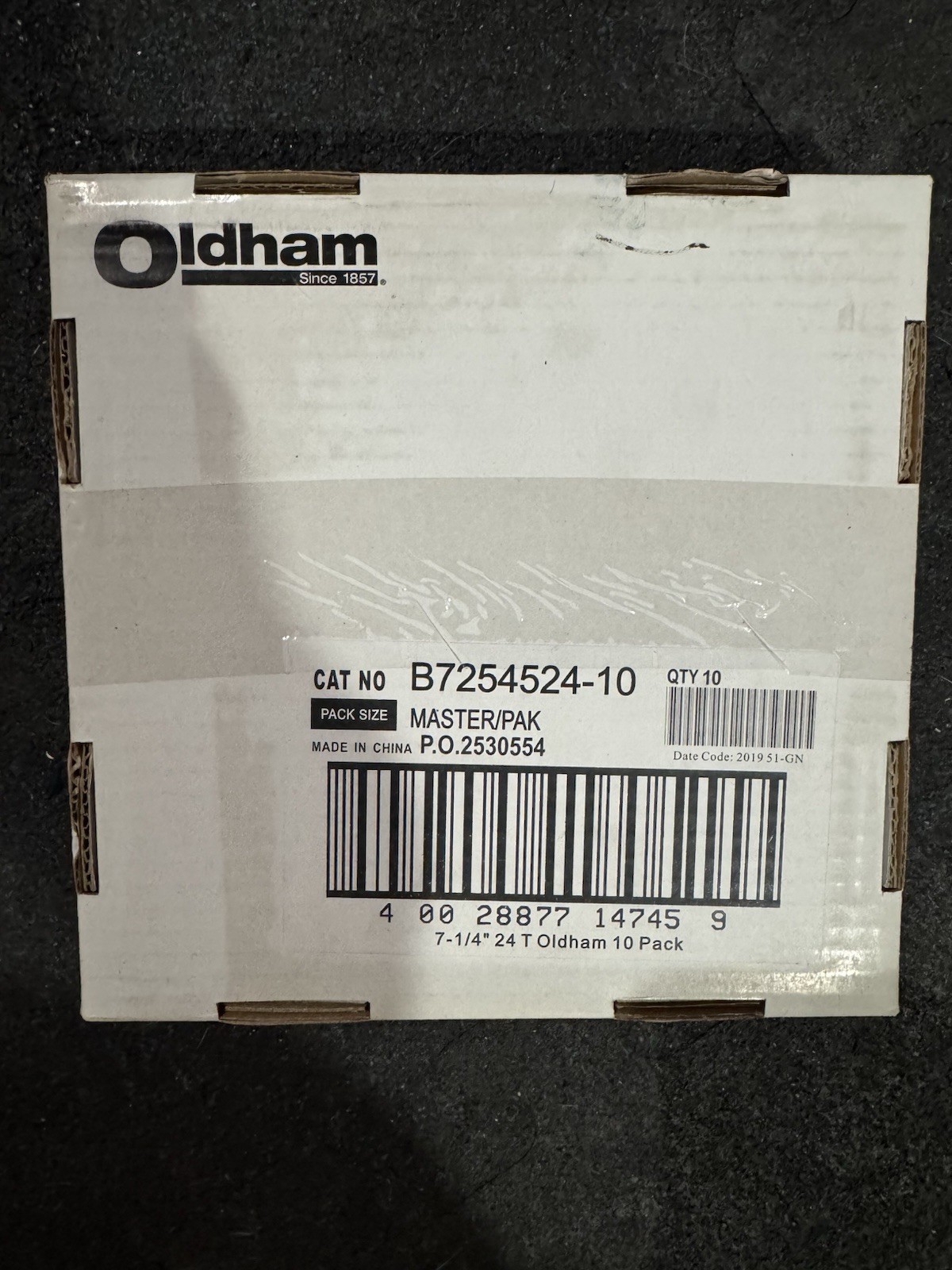 10 Pack Oldham 7 1/4 Carbide Tip Circular Saw Blades 24 Tooth “Brand New”
