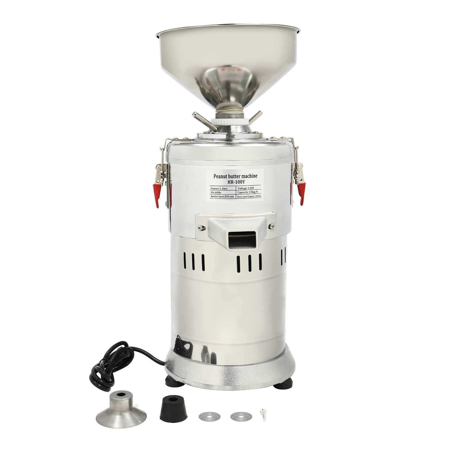 1100W Electric Peanut Butter Machine Grinder Household Nut Maker Grinding