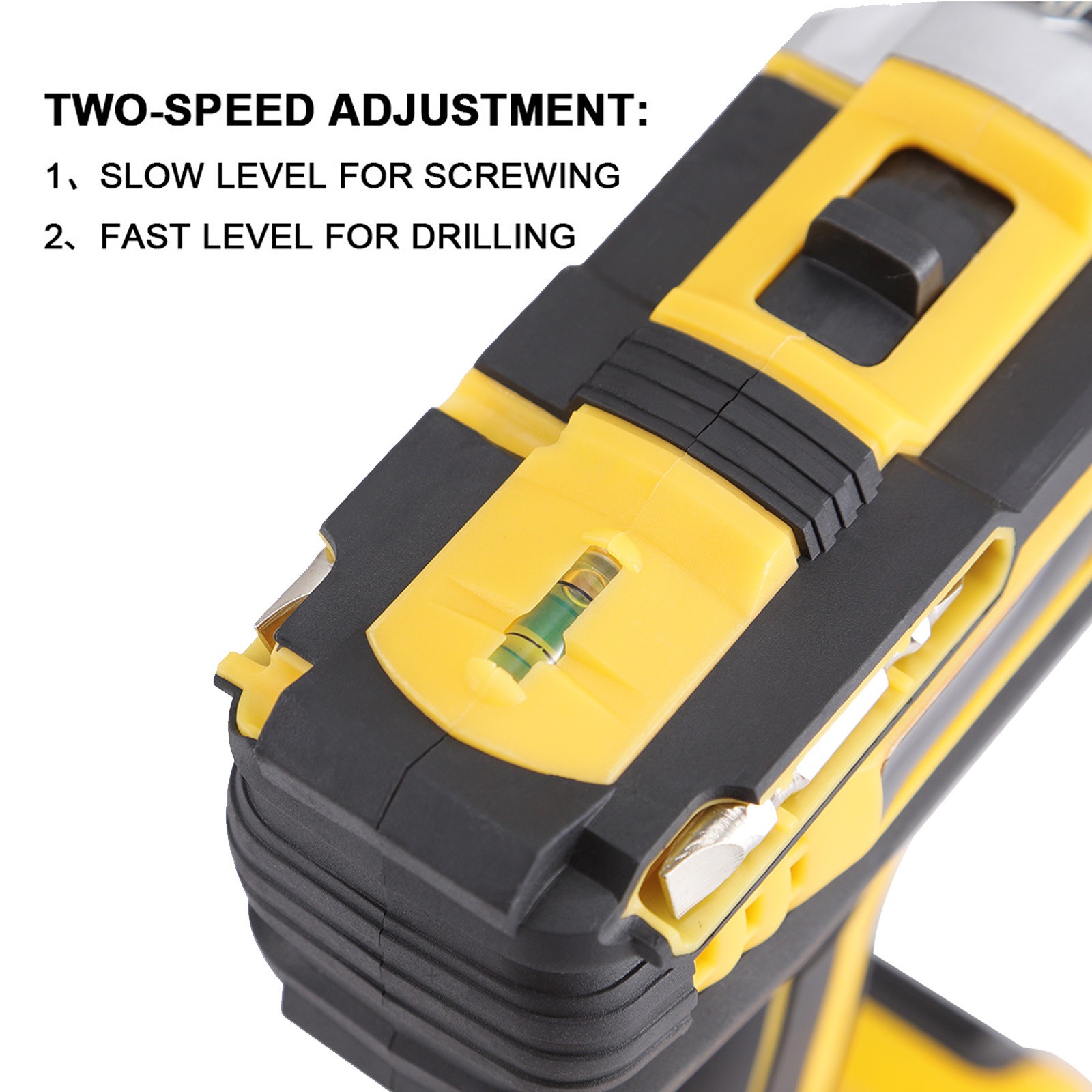 21V Electric Drill Power Cordless Screwdriver Drill Set With 2 Battery & Charger